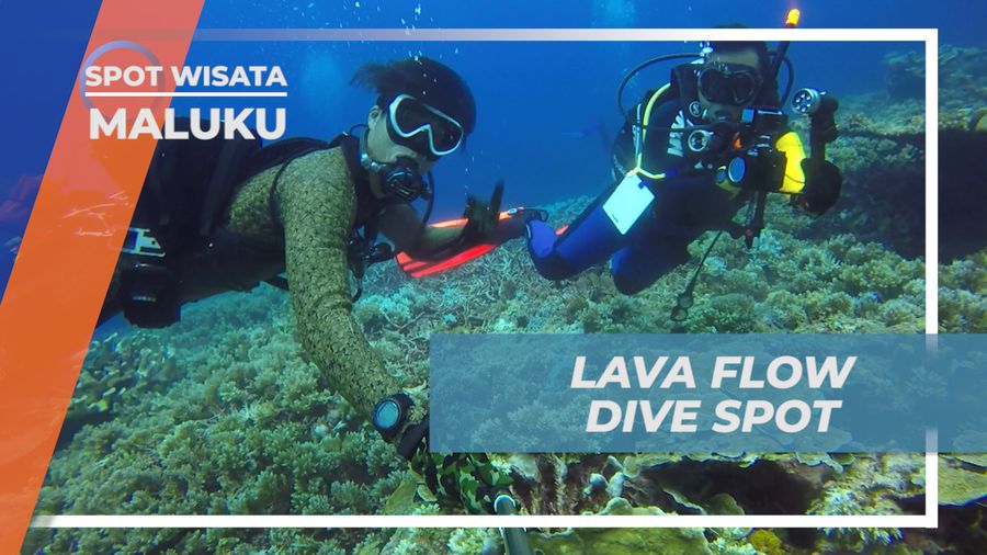 Menikmati Indahnya Lava Flow Dive Spot di Kaki Gunung Api Banda, Maluku