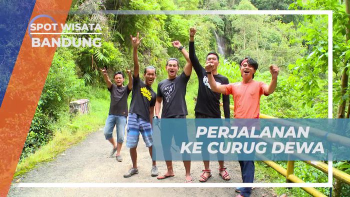Melintasi Alam Hijau Menuju Curug Dewa Pangalengan Bandung 