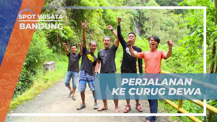 Melintasi Alam Hijau Menuju Curug Dewa Pangalengan Bandung 