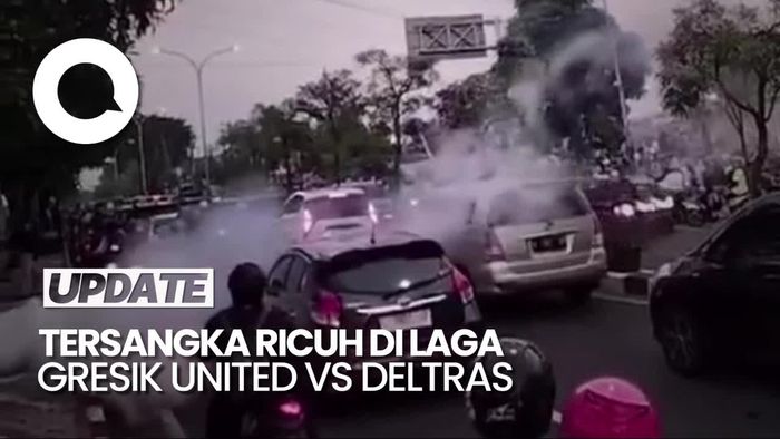Laga Gresik United Vs Deltras Ricuh, 8 Suporter Provokator Jadi Tersangka