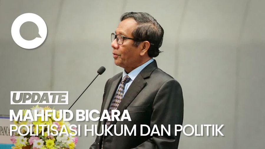 Mahfud Md Singgung Politisasi Hukum: Undang-Undang yang Sudah Jadi Bisa Diubah