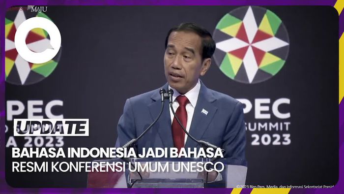 Bangganya Jokowi Bahasa Indonesia Jadi Bahasa Resmi Konferensi Umum UNESCO