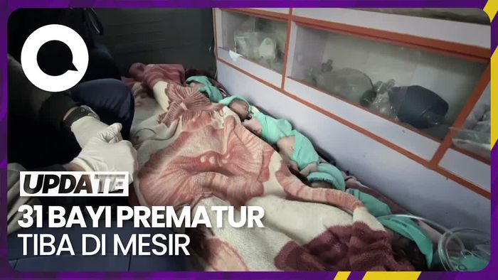 31 Bayi Prematur Sudah Ditangani Tim Medis di Mesir