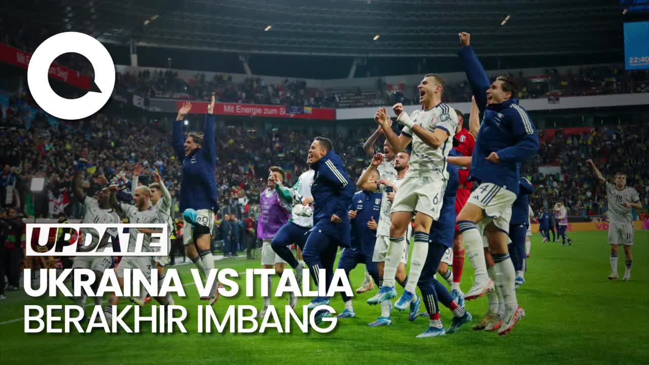 Imbang Lawan Ukraina, Italia Amankan Tiket Ke Piala Eropa