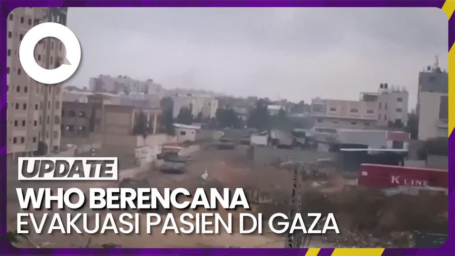WHO Berencana Evakuasi Pasien di 3 RS Gaza