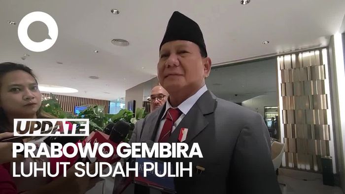 Prabowo Jenguk Luhut di Singapura: Alhamdulillah Sudah Pulih, Saya Gembira