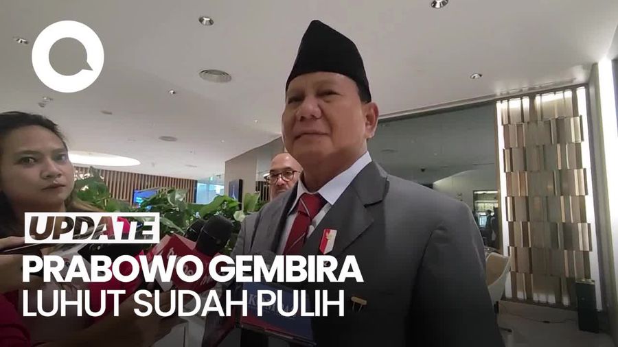Prabowo Jenguk Luhut di Singapura: Alhamdulillah Sudah Pulih, Saya Gembira