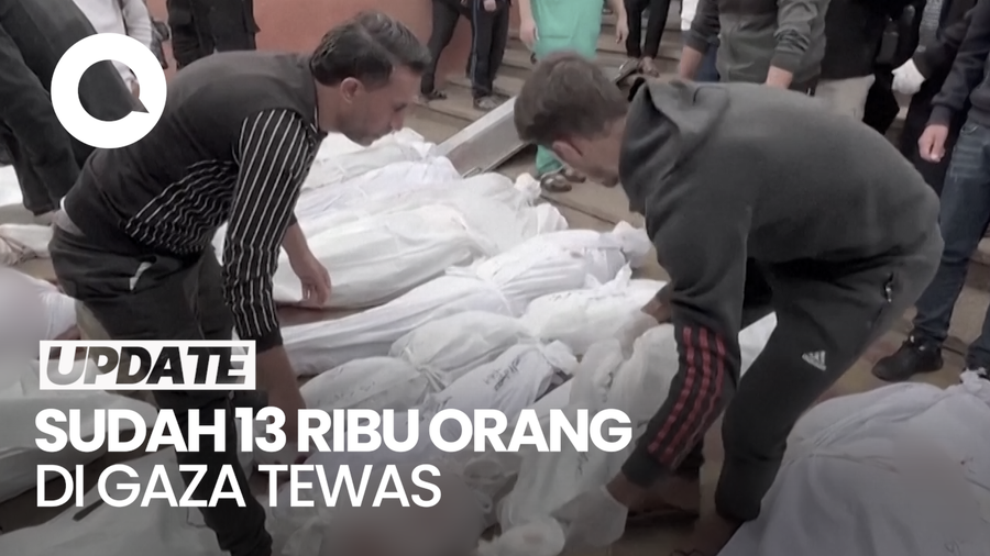 Hamas Laporkan Korban Tewas di Gaza Sudah 13.300 Orang Sejak 7 Oktober
