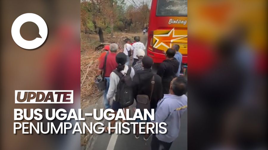 Heboh Bus di Lamongan: Ugal-ugalan Berujung Sopir Nyaris Baku Hantam