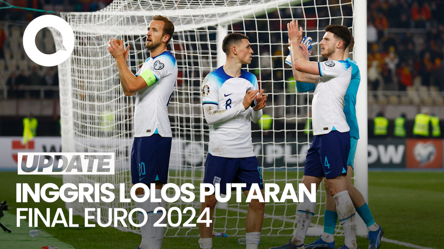 Laga Inggris Vs Makedonia Utara di Kualifikasi Euro 2024 Berakhir 1-1