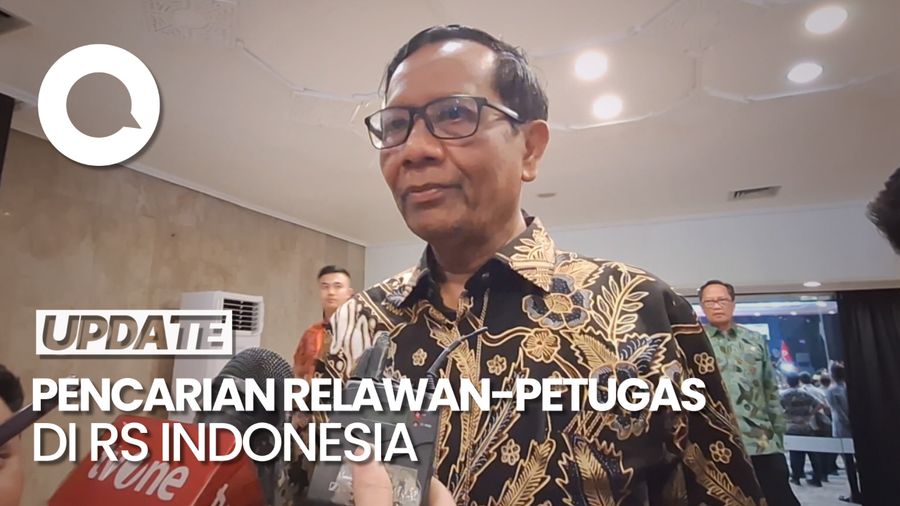 Mahfud Ungkap Sulitnya Pencarian 3 WNI di Gaza Seusai RS Indonesia Diserang