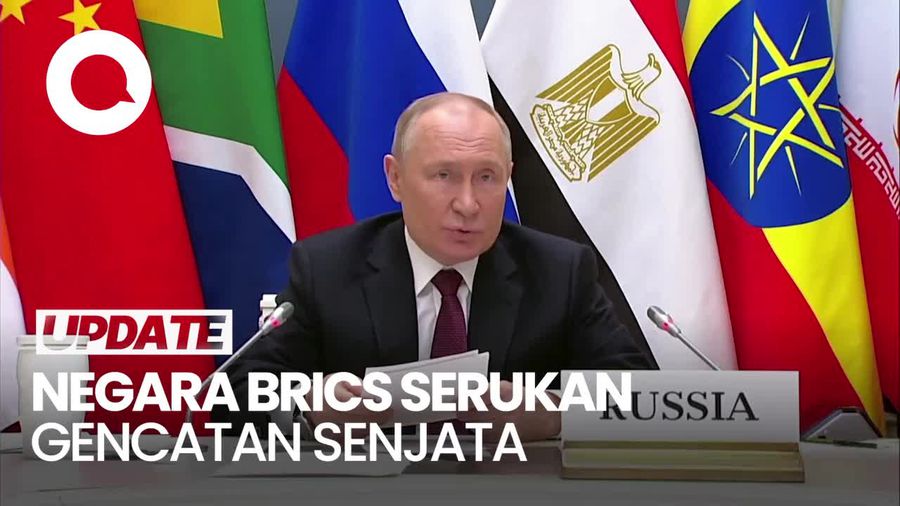 Putin: Negara BRICS Berperan Penting dalam Penyelesaian Konflik di Gaza