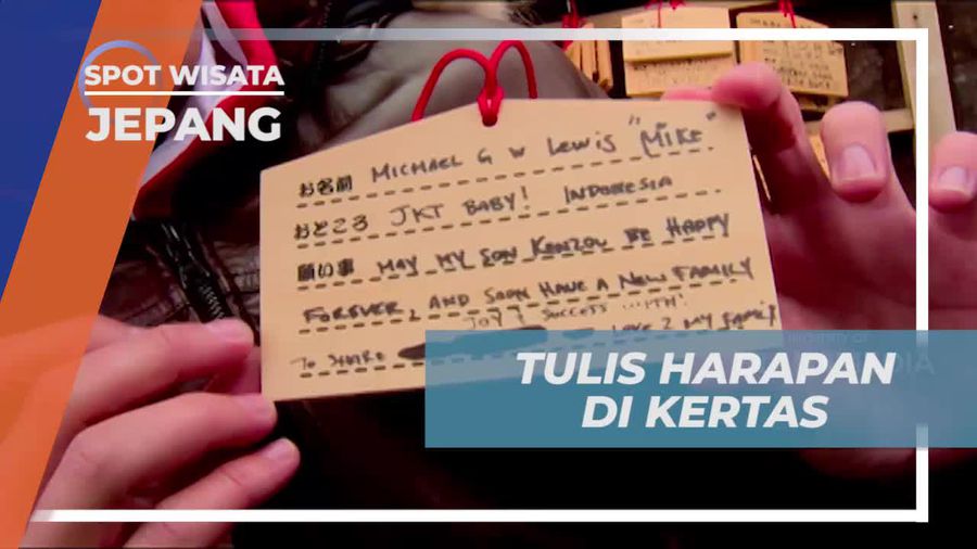 Menulis Harapan di Secarik Kertas, Jepang