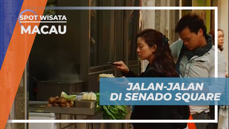 Jalan-jalan Menikmati Ramainya Suasana Senado Square, Macau