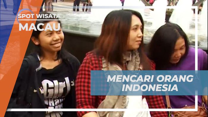 Berburu Warga Indonesia di Pusat Keramaian Senado Square, Macau