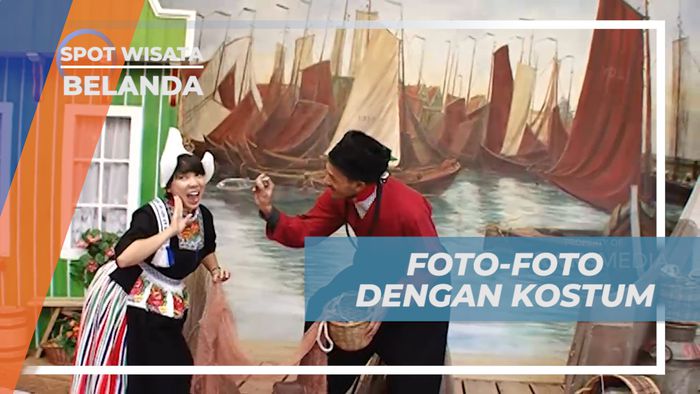Memakai Pakaian Tradisional Khas Negeri Kincir Angin, Belanda