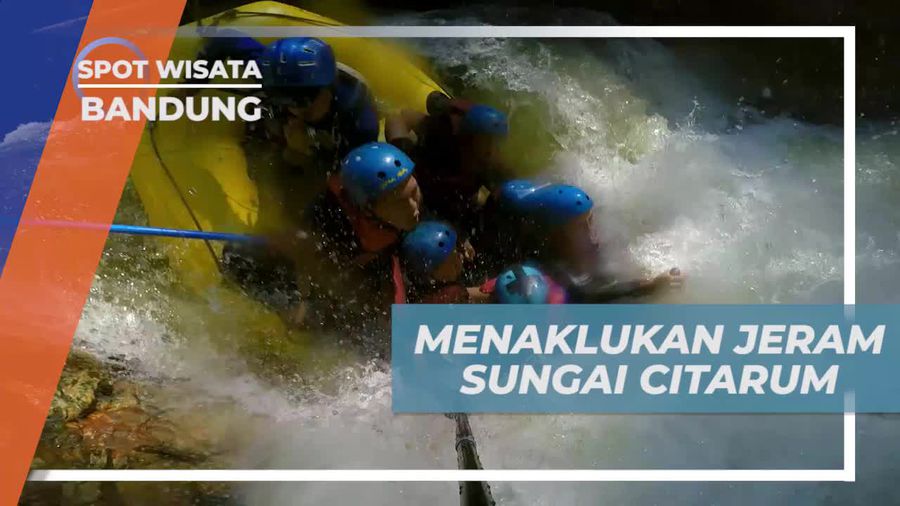 Memacu Adrenalin Menyusuri Sungai Citarum Dengan Rafting, Bandung