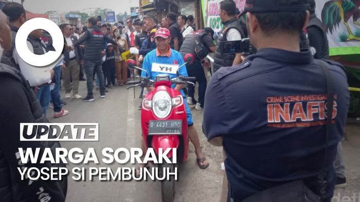Rekonstruksi Pembunuhan Tuti-Amel Diwarnai Teriakan Histeris Warga