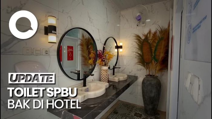 Melihat Toilet Sultan di SPBU Sukabumi