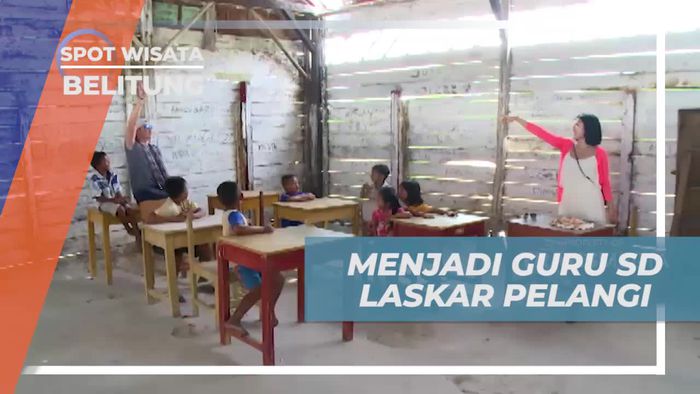 Momen Seru Menjadi Guru di Replika SD Laskar Pelangi Belitung 