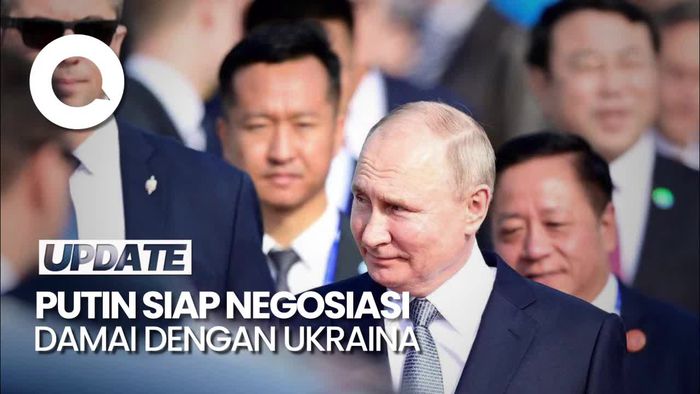 Putin: Rusia Tak Pernah Menolak Perundingan Perdamaian dengan Ukraina