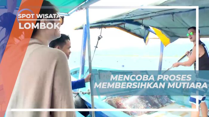 Melihat Pembersihan Mutiara Dengan Cara di Semprot, Lombok