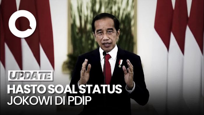 Ditanya soal Status Jokowi di PDIP, Hasto Bilang Begini