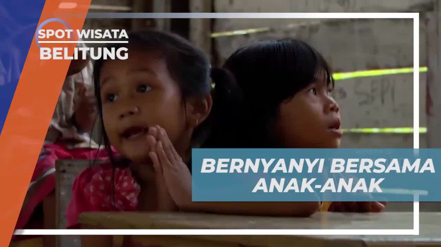 Bernyanyi Riang Bersama Anak-anak di Belitung