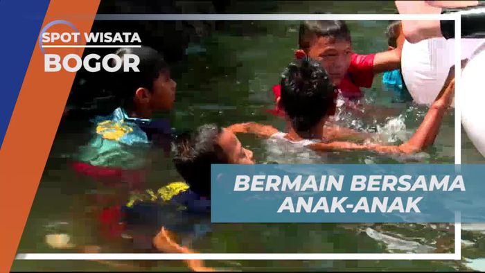 Seru-seruan Bermain Air di Curug Putri Kencana Bogor 