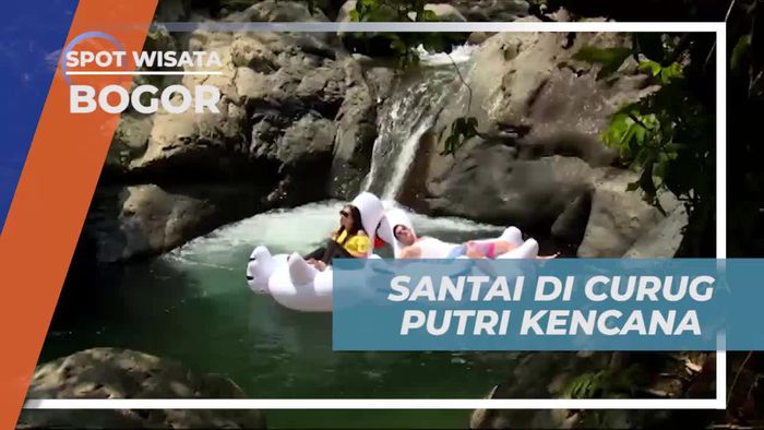 Bersantai di Curug Putri Kencana Ditemani Kejernihan Airnya, Bogor