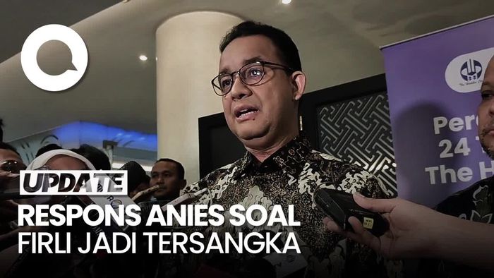 Anies soal Firli Bahuri Jadi Tersangka: Hukum Ditegakkan Tidak Tebang Pilih