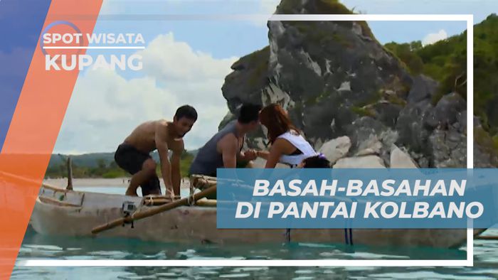 Serunya Habiskan Waktu, Basah-basahan di Pantai Kolbano, Kupang