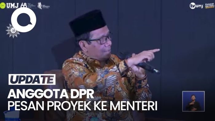 Mahfud Ungkap Ada Anggota DPR Bicara Keras ke Menteri, Lalu Pesan Proyek