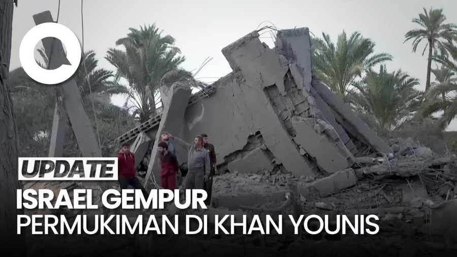Israel Serang Permukiman di Khan Younis, Sejumlah Orang Dilaporkan Tewas