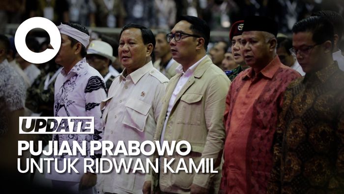Prabowo Akui Ridwan Kamil Hampir Jadi Cawapresnya