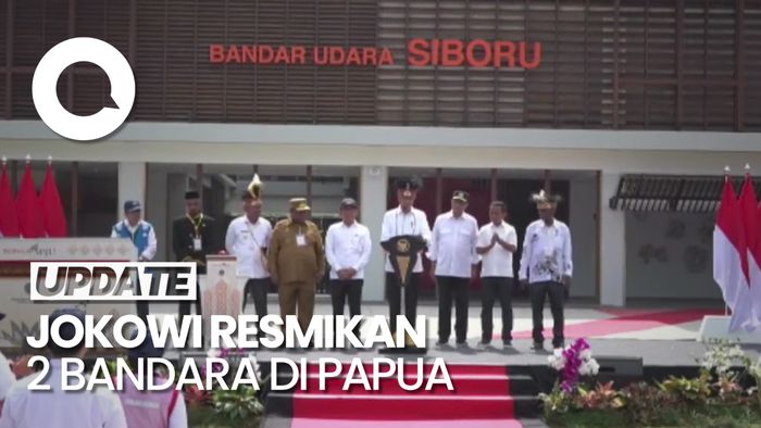 Resmikan 2 Bandara di Papua, Jokowi: Peluang Tumbuhnya Ekonomi Baru