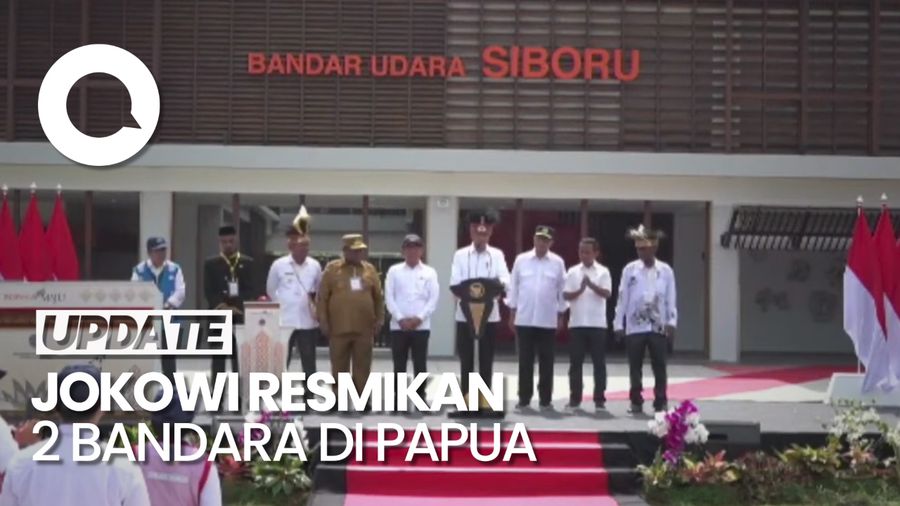 Resmikan 2 Bandara di Papua, Jokowi: Peluang Tumbuhnya Ekonomi Baru
