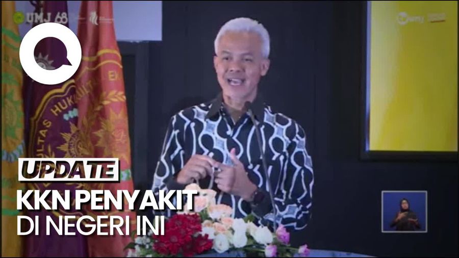 Ganjar Bakal Sikat KKN di Indonesia: Karena Jadi Penyakit di Negeri Ini