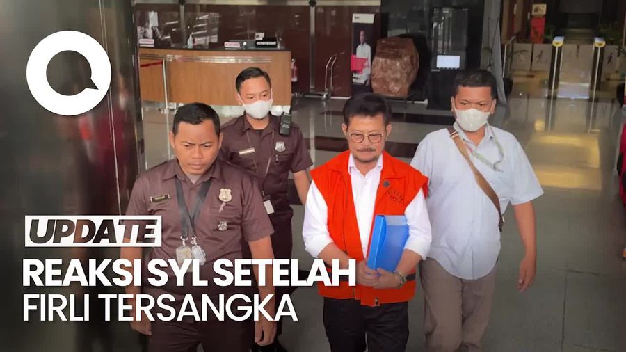 Reaksi SYL Setelah Firli Ditetapkan Jadi Tersangka