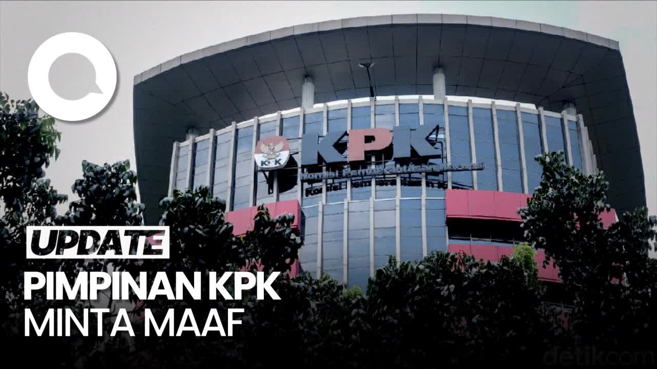 KPK Minta Maaf Bikin Gaduh Seusai Firli Jadi Tersangka