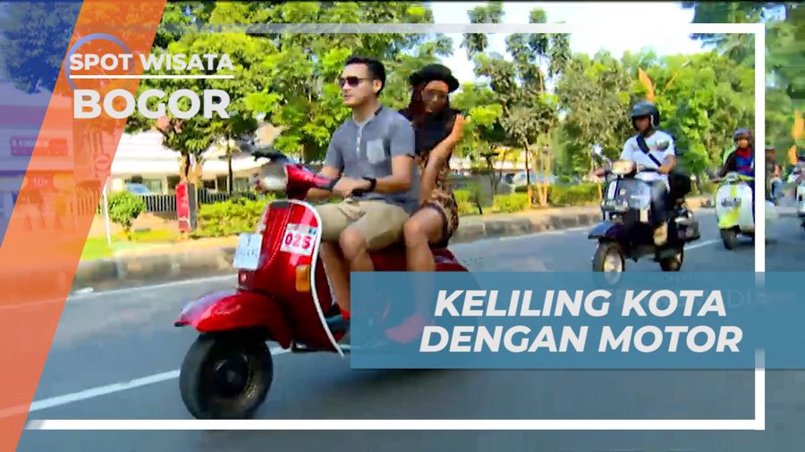 Vacation Seru di Kota Hujan, Keliling Kota Naik Vespa, Bogor
