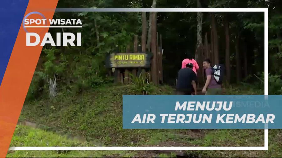 Memasuki Hutan Menuju Air Terjun Kembar Dairi Sidikalang