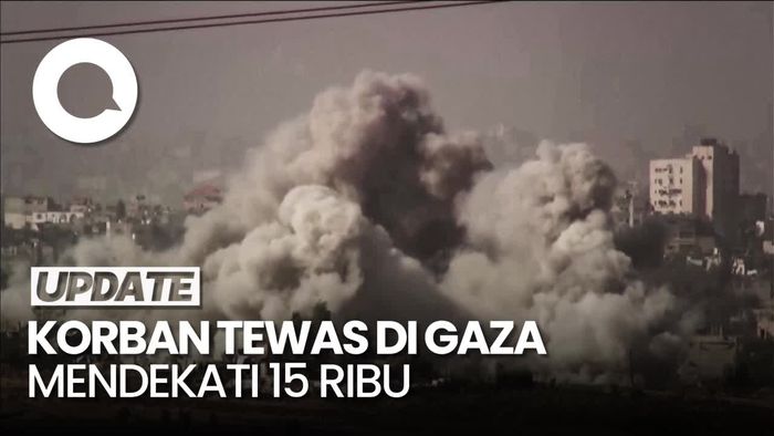 Korban Tewas di Gaza Mendekati 15.000 Orang