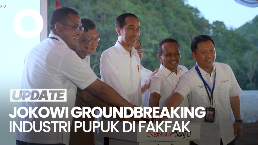 Jokowi Groundbreaking Industri Pupuk di Fakfak, Harap Harganya Lebih Murah