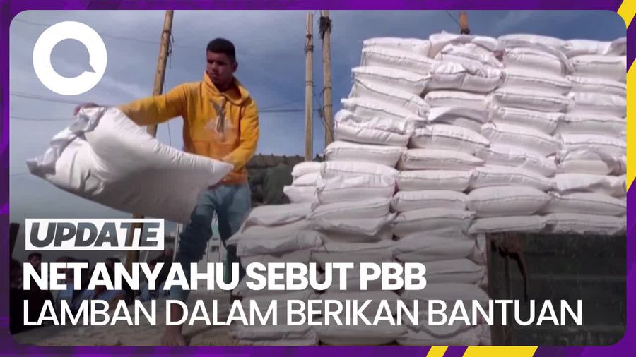 Netanyahu Sebut PBB Lamban dalam Berikan Bantuan ke Pengungsi Gaza