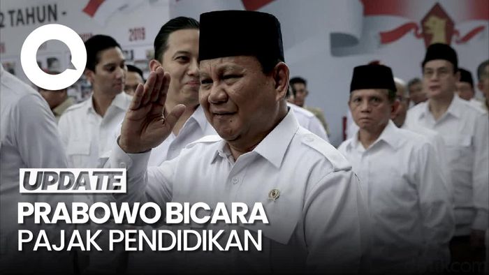 Prabowo Mau Pajak Pendidikan Rendah, Kalau Bisa Dihapus