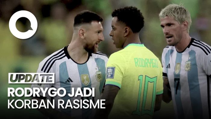 Rodrygo Jadi Korban Rasisme Seusai Berseteru dengan Messi