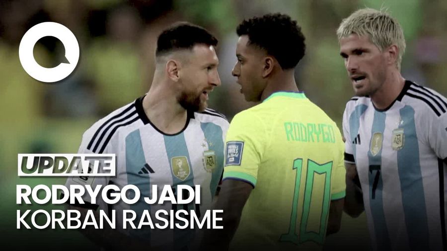 Rodrygo Jadi Korban Rasisme Seusai Berseteru dengan Messi