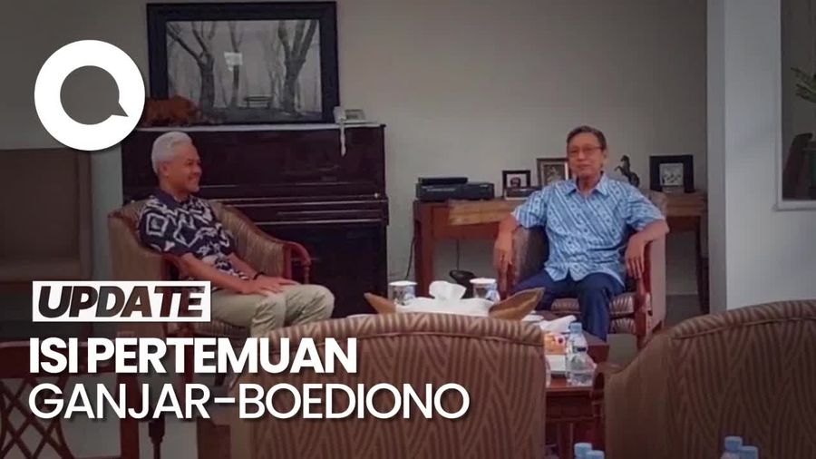 Bertemu Boediono, Ganjar Dapat Wejangan Urus Negara