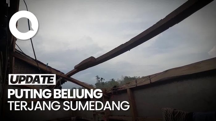 Puluhan Rumah di Sumedang Rusak Diterjang Puting Beliung